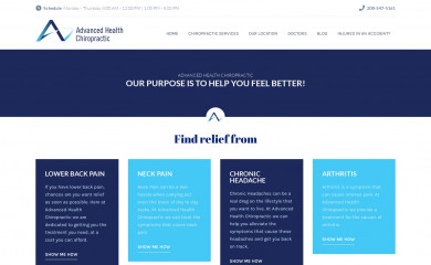 chiropracticidahofalls.com screenshot