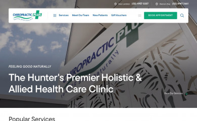 chiropracticplus.net.au screenshot