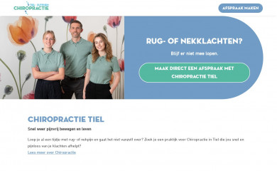 chiropractie-tiel.com screenshot