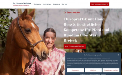 chiropraxis-saskia-walther.de screenshot