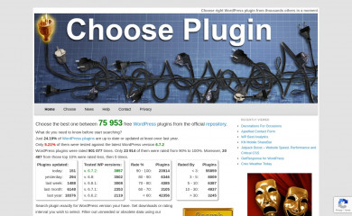chooseplugin.com screenshot
