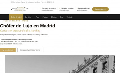 choferdelujo.com screenshot