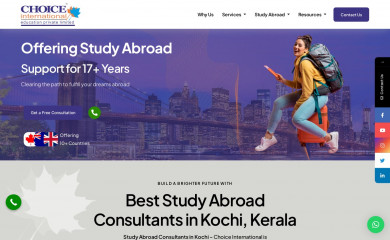 choiceinternational.in screenshot