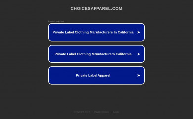 choicesapparel.com screenshot
