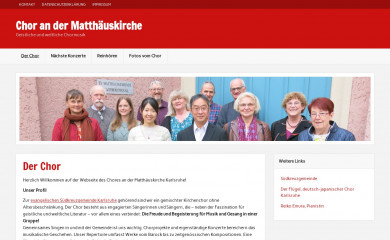 chor-an-der-matthaeuskirche.de screenshot