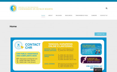 http://chr.gov.ph screenshot