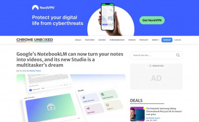 chromeunboxed.com screenshot