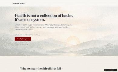 chronichealthllc.com screenshot