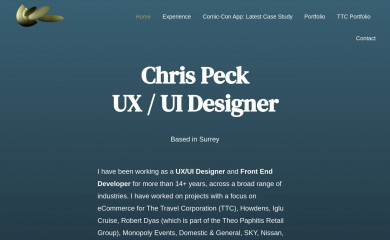 chris-peck.com screenshot