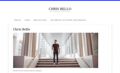 chrisbello.com screenshot
