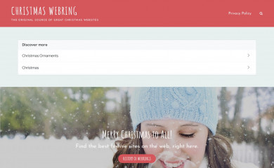 christmaswebring.com screenshot