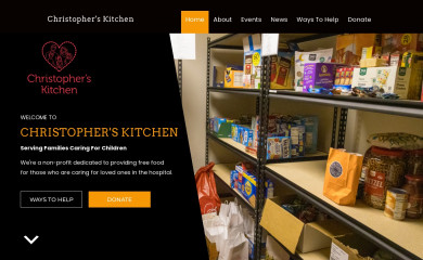 christopherskitchen.org screenshot