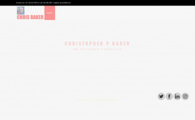 christopherpbaker.com screenshot