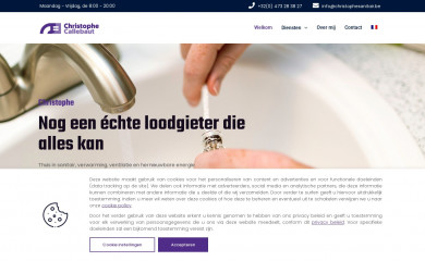 christophesanitair.be screenshot