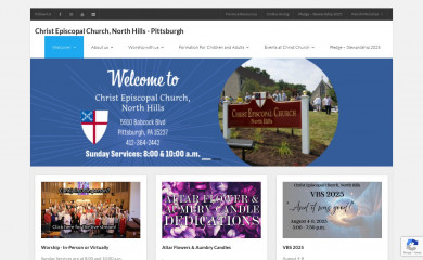 christchurchpgh.org screenshot