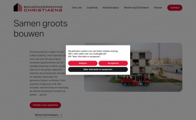 christiaens-bouw.be screenshot