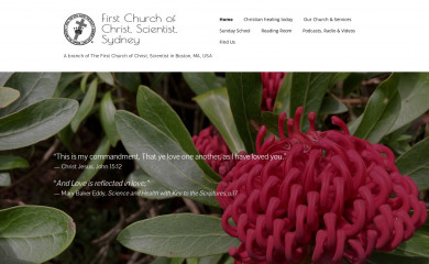 christianscience.org.au screenshot