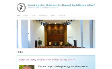 christiansciencecoronadelmar.com screenshot