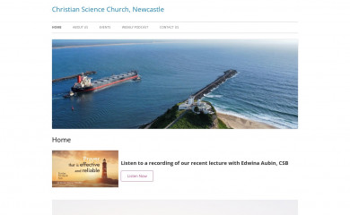 christiansciencenewcastle.au screenshot