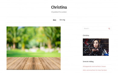 christina-london.dk screenshot