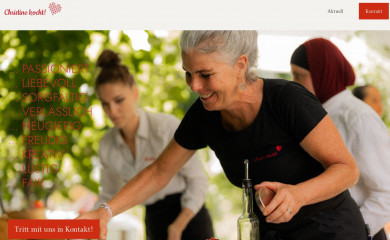 christine-kocht.at screenshot