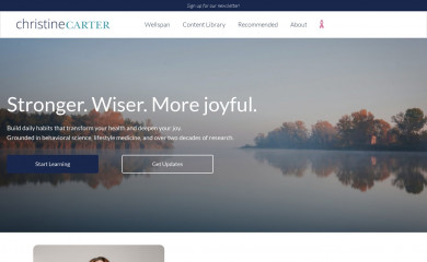 christinecarter.com screenshot