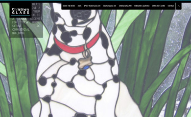 christinesglass.com screenshot