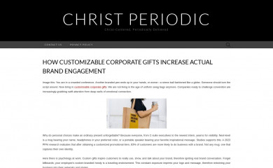 christperiodic.com screenshot