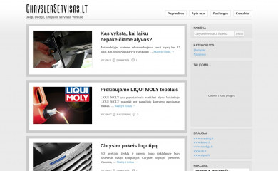 chryslerservisas.lt screenshot