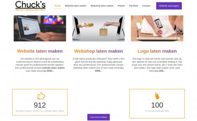 https://www.chuckswebdesign.nl screenshot