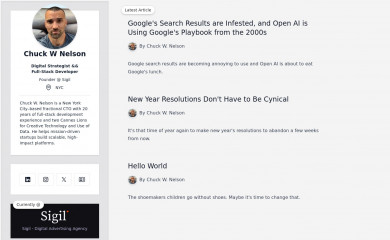 chuckwnelson.com screenshot
