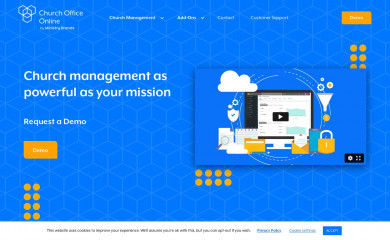 churchofficeonline.com screenshot