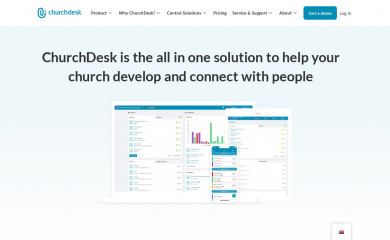 churchdesk.com screenshot