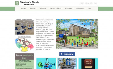 churchinthewestlands.org.uk screenshot