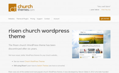 Risen Child Theme screenshot