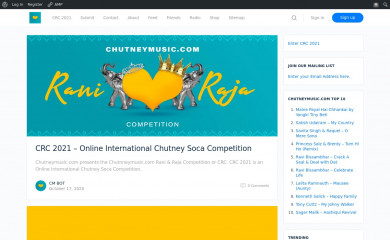 chutneymusic.com screenshot