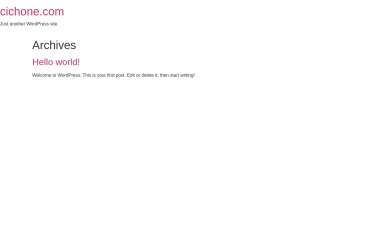 cichone.com screenshot