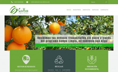 cicloverde.cl screenshot