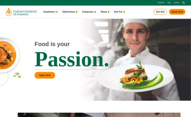 ciachef.edu screenshot