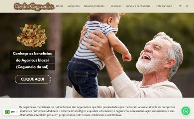 ciadoscogumelos.com screenshot