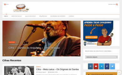 cifrasdesamba.com.br screenshot