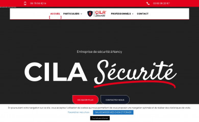 cila-securite.fr screenshot