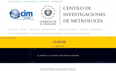 cim.gob.sv screenshot