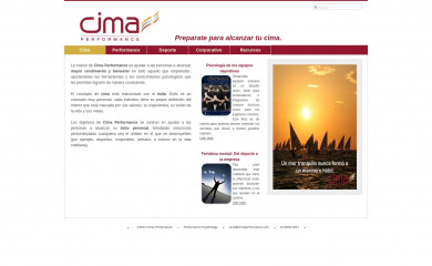cimaperformance.com screenshot