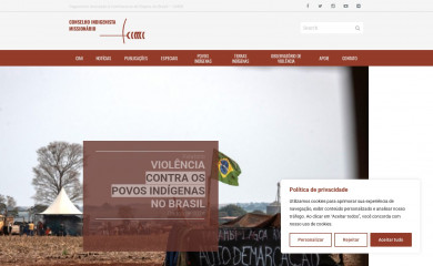 cimi.org.br screenshot