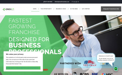 cinchfranchise.com screenshot