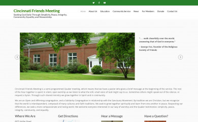 cincinnatifriends.org screenshot