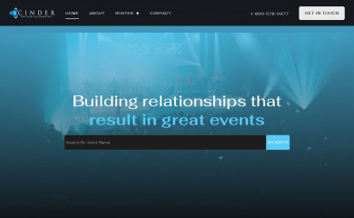 cinderent.com screenshot