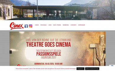 cinex.at screenshot