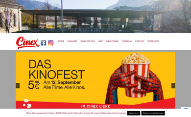 cinex.at screenshot
